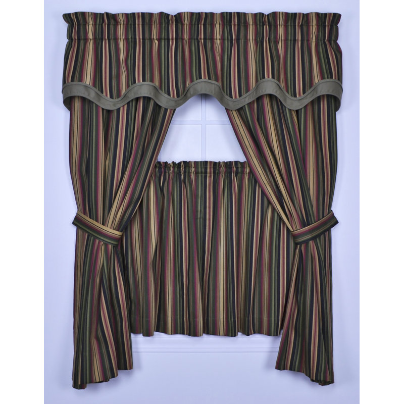 Quandro 100% Cotton Room Darkening Curtain Pair, 82" W x 84" L, Black