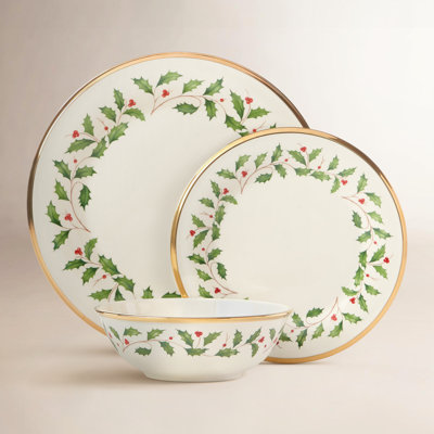 Holiday Porcelain Dinnerware Set