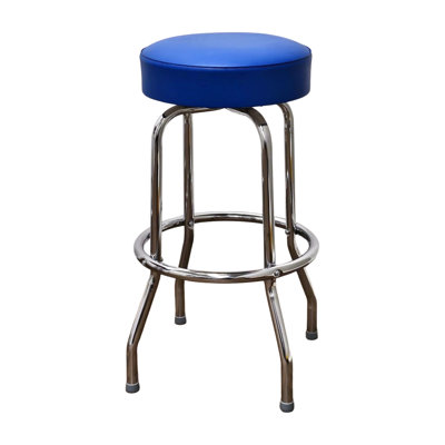 Retro Home Single Ring Swivel Bar & Counter Stool