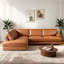 Canapé modulaire Glander - Cuir cognac-617053388