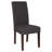 Arruda Upholstered Parsons Chairs-Panel Stitching-854970364