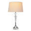 Wauregan 55cm Crystal Glass Chrome Table Lamp-106542952