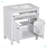 30''Bathroom Vanity With Ceramic Sink-100166261