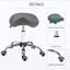 Tabouret ergonomique à roulettes avec réglage de la hauteur