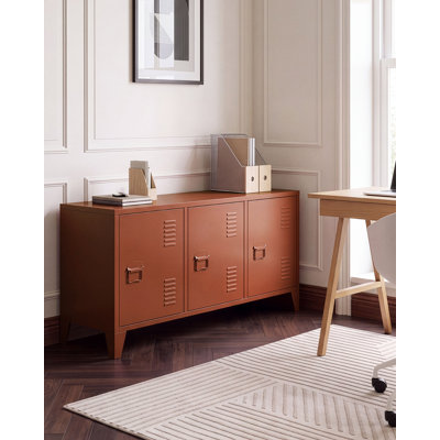 CARDIFF 3 -Door 2 -Shelf Storage Cabinet