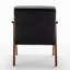 Chaise d'appoint en bois avec pieds robustes-129461191