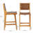 Dolorous Counter Stool with Solid Wood Frame-894478452-894478454