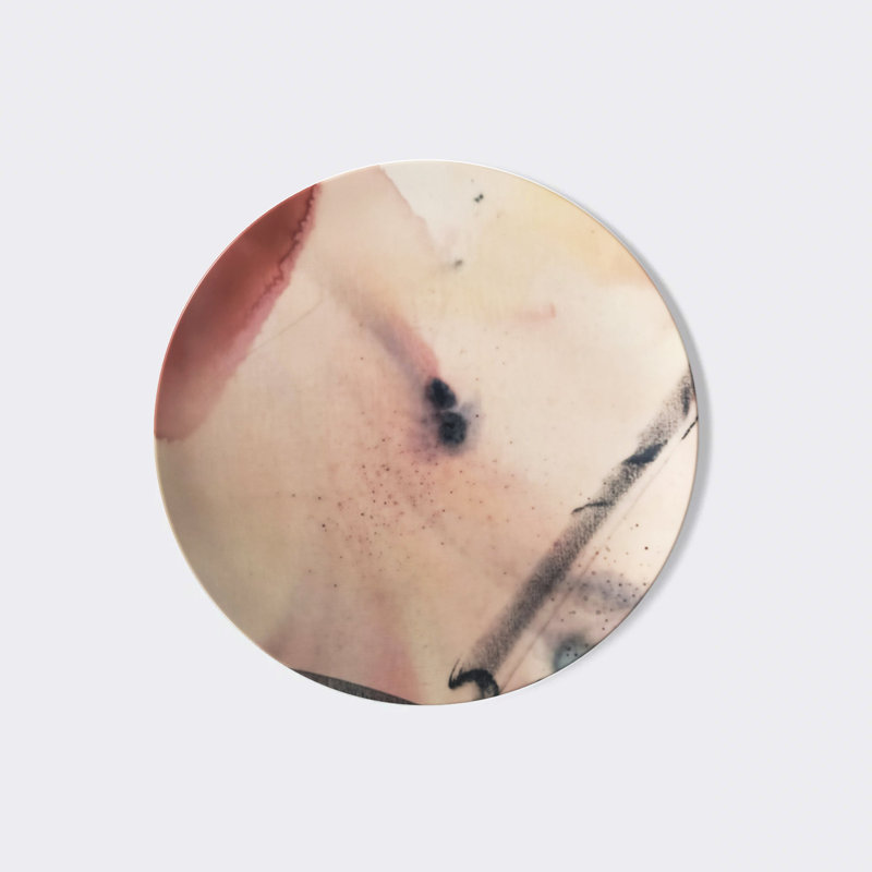 Limited Edition "Riding the Current" Fine Bone China Plate No. 2 by Fanyu Lin