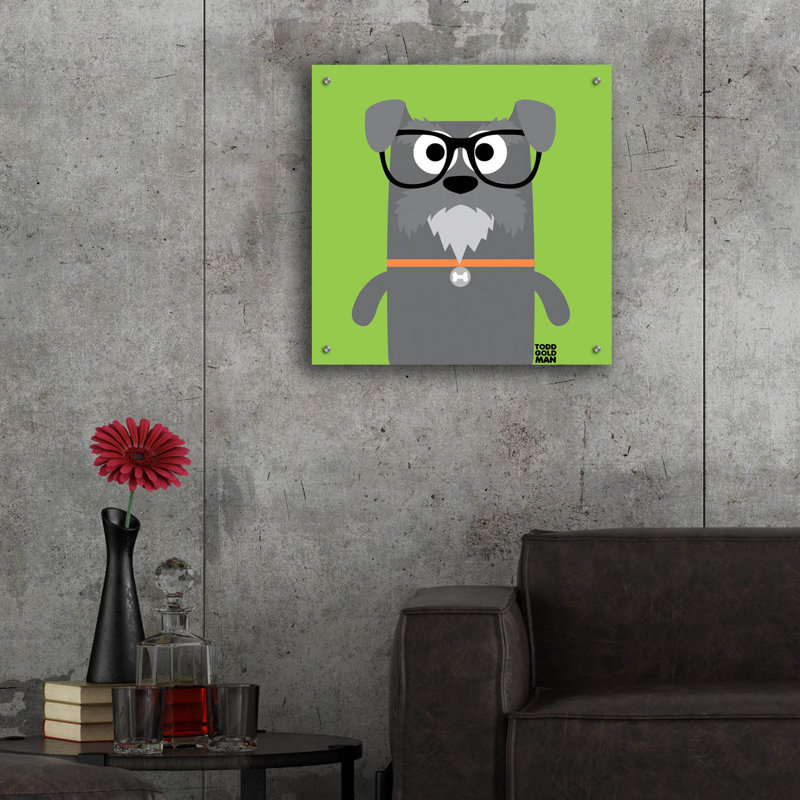 «Bow Wow Schnauzer» par Todd Art, H 24 po x l 24 po