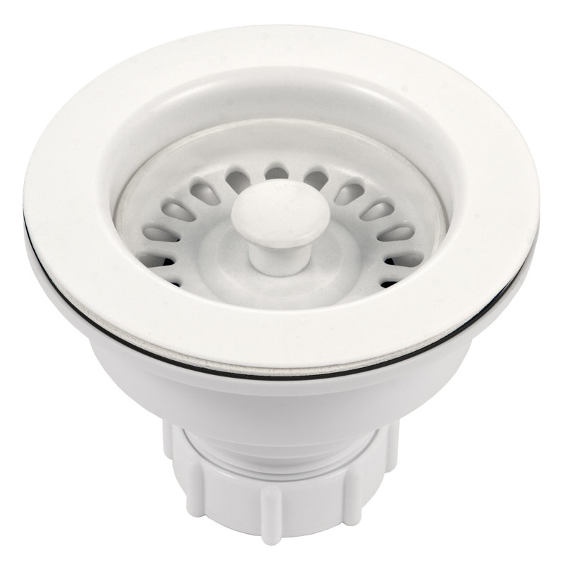 Schock Houzer Accessories Basket Strainer, White