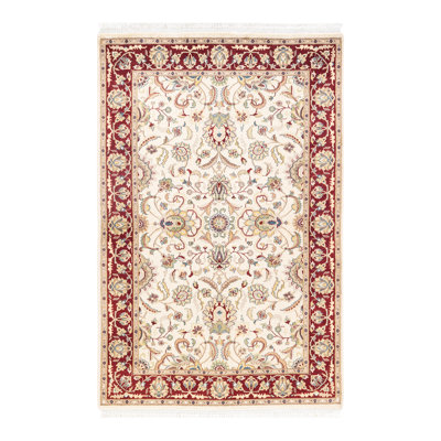 Classic One-of-a-Kind 4' 2" X 6' 5" Hand Knotted Area Rug