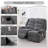 52 Inch Power Loveseat Recliner-382133825