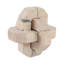  Usko Gorda Small Crackle Travertine Knot, Ivory/Tan-107086716