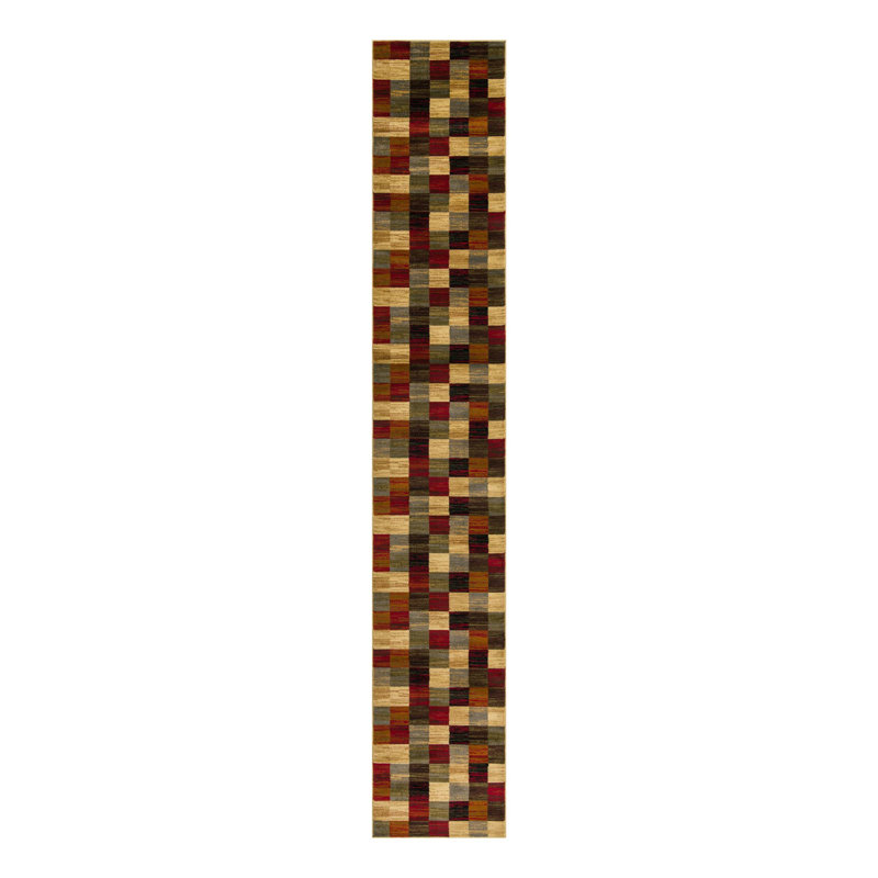 Tapis abstrait Adetomiwa, Tapis de couloir 2 pi 7 po x 15 pi 11 po
