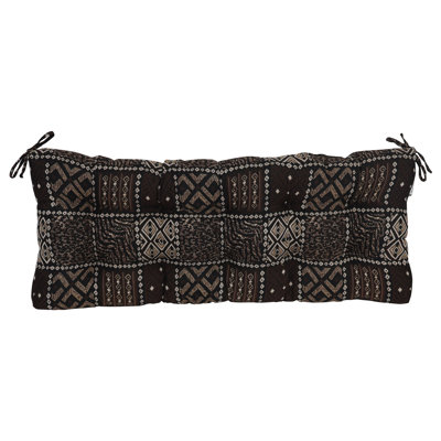 Tufted Tapestry Bench Cushion