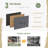 Enegess 4 Drawer Storage Dresser Chest-188507086