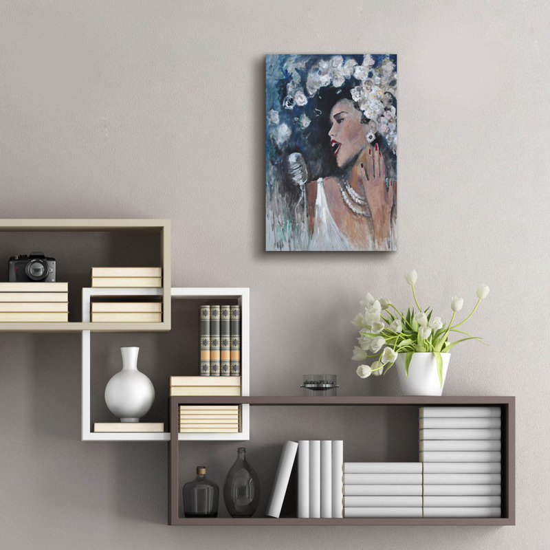 Art mural en verre épique «Sing To Me» par Jadei, 16 po x 24 po, H 24 po x l 16 po