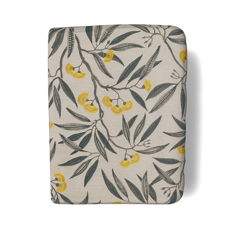 The Met x Ann Gish Alyssum Embroidered Padded Throw