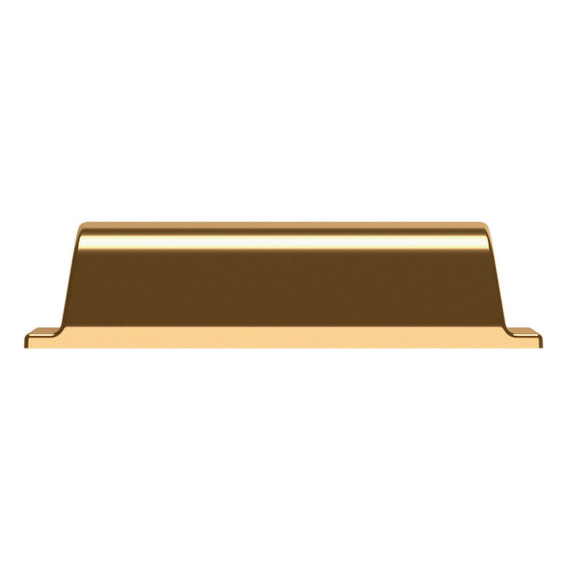 4421 Transitional Cup Pull, 4" CTC, Polished Brass