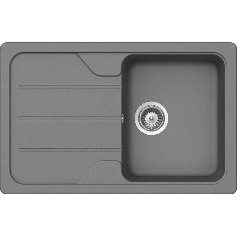 Schock Single Bowl Inset Kitchen Sink, Croma
