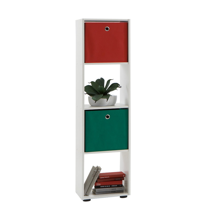 Mega 36.5cm W Wood-Based Material Cube Bookcase, White