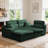 Space-saving Modern Corner Sofas, Chenille Upholstered, For Home