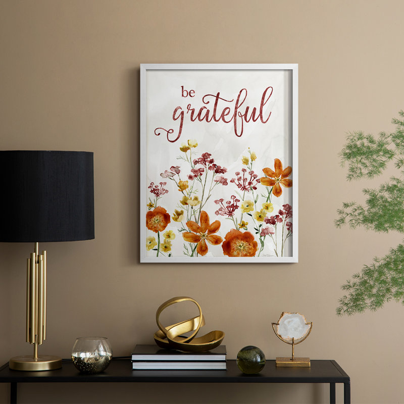 Grateful Catalina, reproduction encadrée en bois massif, H 21 po x l 17 po, Blanc