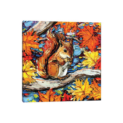 " Squirreling Away " by Aja Trier