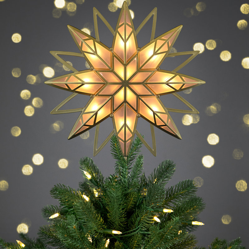 12.5'' Plants & Flowers Lighted Tree Topper