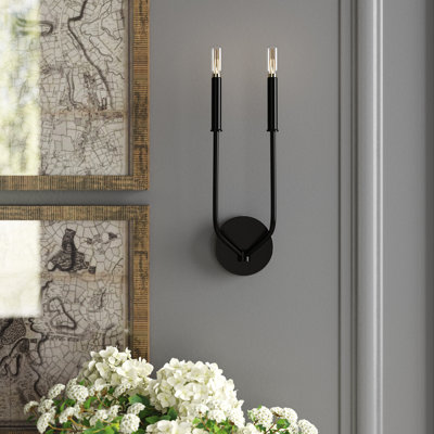 Culverson Steel Candle Wall Light