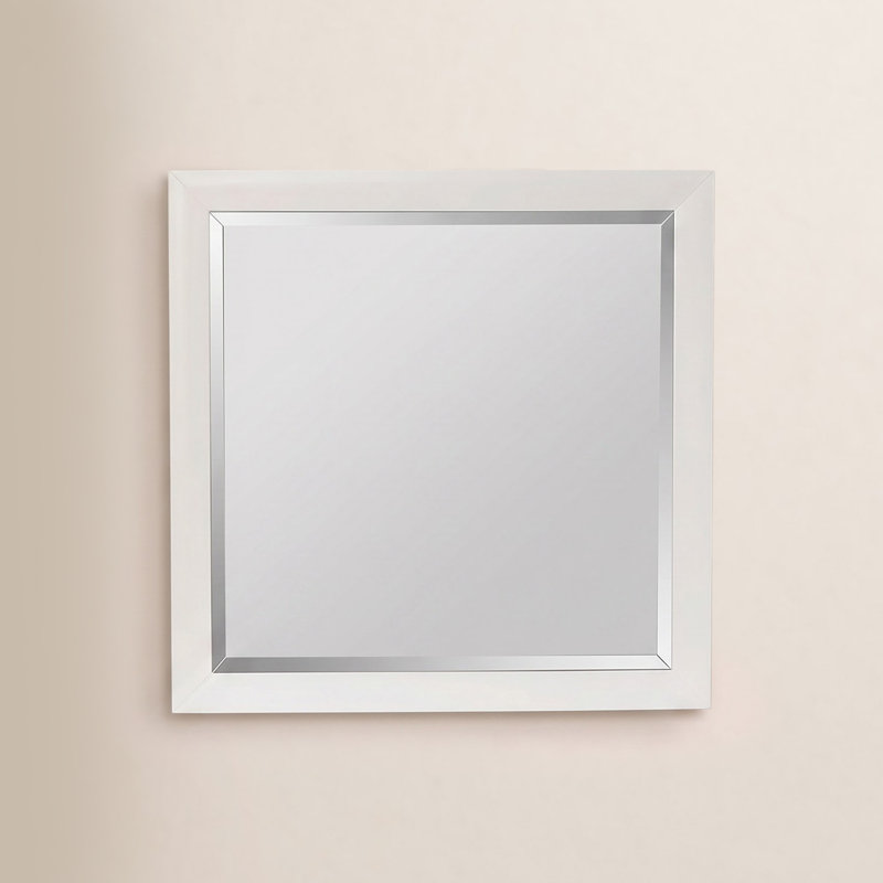 Miroir de commode Williams, Blanc