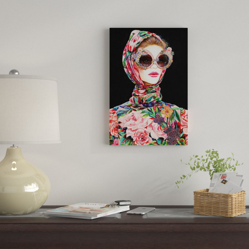 «Bella DG», impression sur toile, H 40 po x l 26 po x P 1,5 po, Toile tendue, Pas de tapis