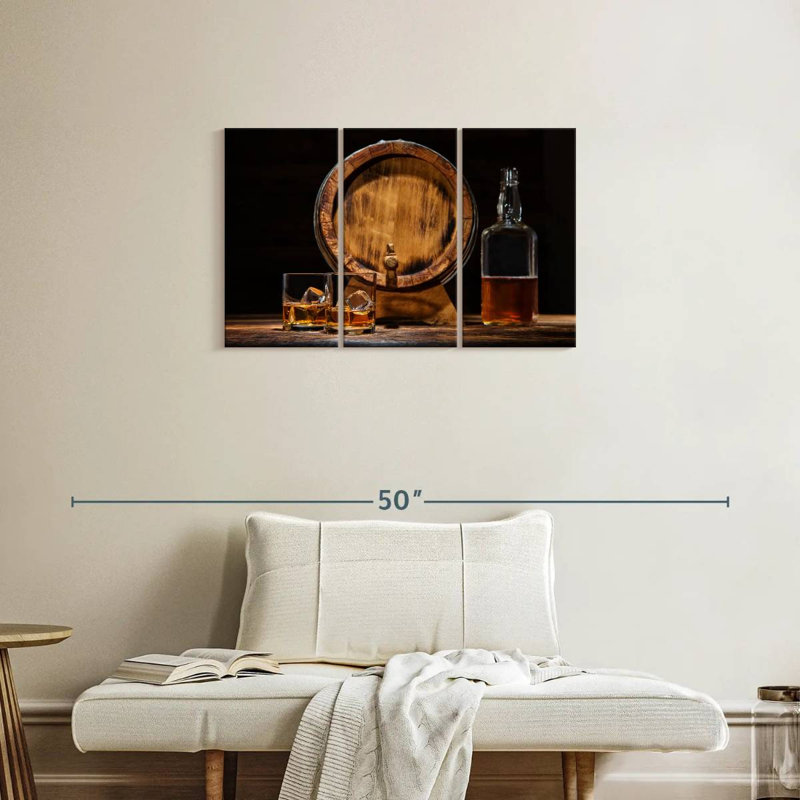Yarlin Good Age Whiskey, 20" H x 33" W