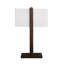 Lampe de table en métal avec abat-jour 28 "H