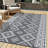 Indoor/Outdoor Reversible Rug, Modern All-Weather Floor Mat for Patio, Deck, Balcony-1399489255