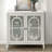 White Console Table With 2 Doors