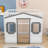 Ascutney Full Size House Loft Bed with Windows by Harper Orchard-1063726255