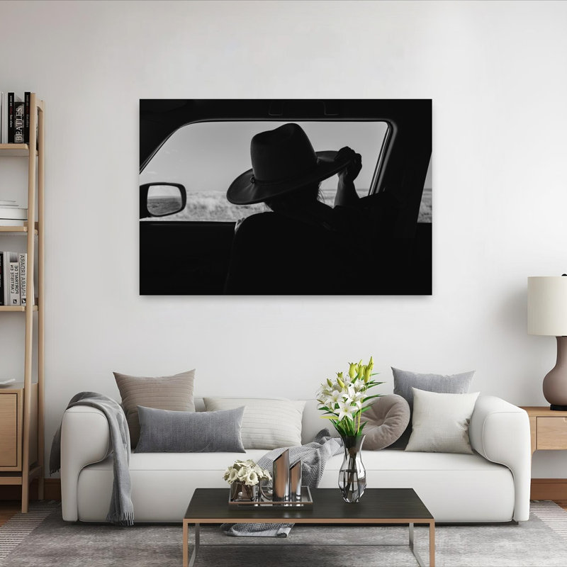 Art contemporain contemporain, H 40 po x l 60 po