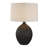 Uttermost Levee Satin Black Table Lamp