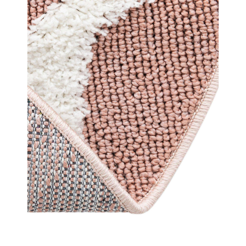 Abstract Indoor Rug, Round 3'3"