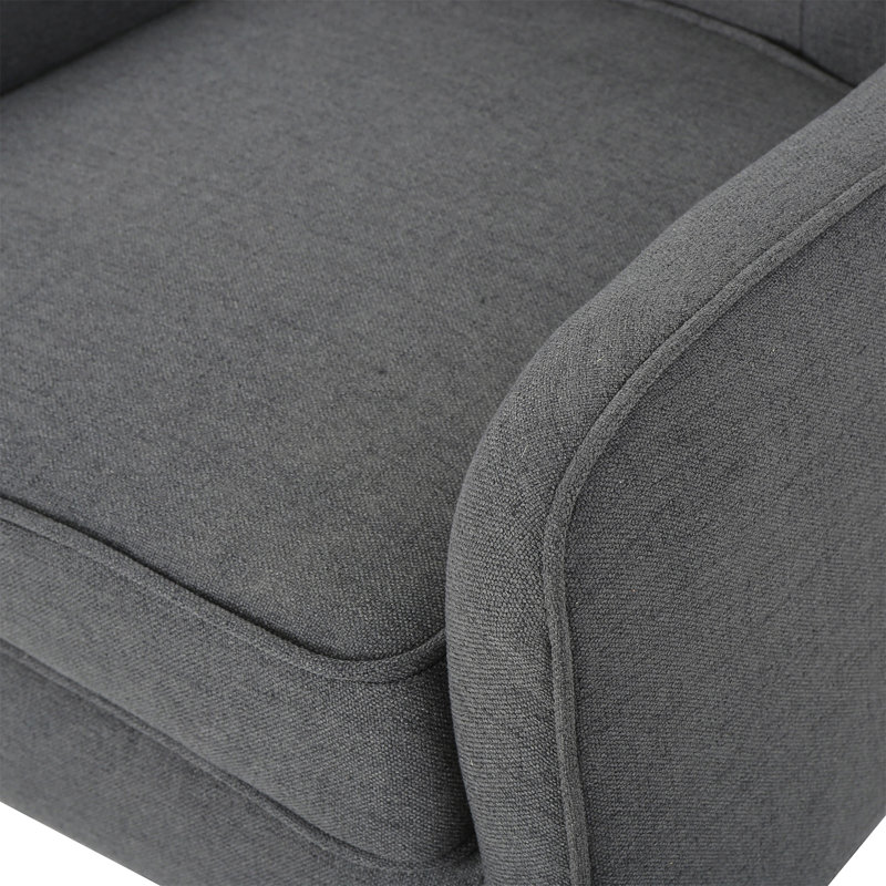 Chaise avec accoudoirs (table non incluse), Gris