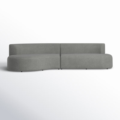 Crabill 104.25'' Wide Curved Aluminum Patio Sectional