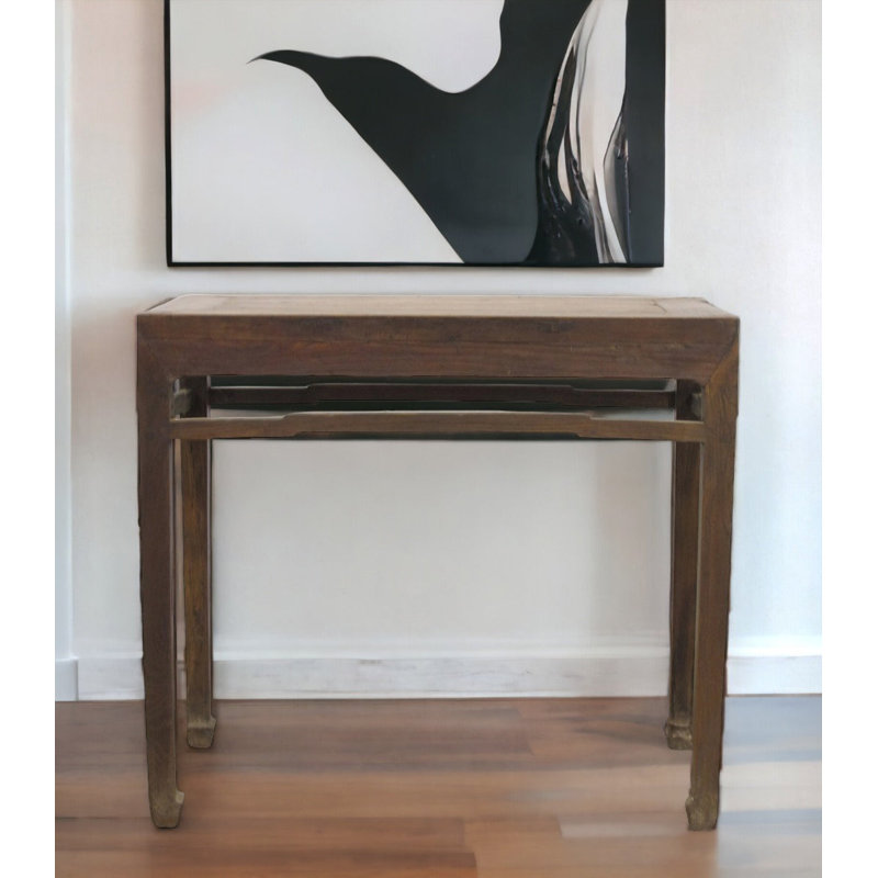 38.6'' Solid Wood Console Table