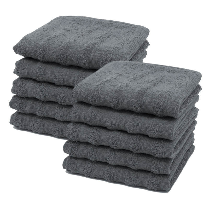 Midweight Fingertip Towel, Graphite