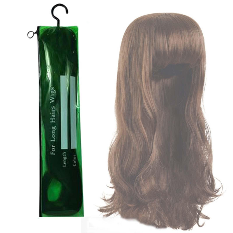 Sac de rangement pour cheveux avec extension de cheveux, Vert