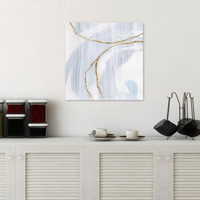 Gold Branches I Contemporary Abstract Art