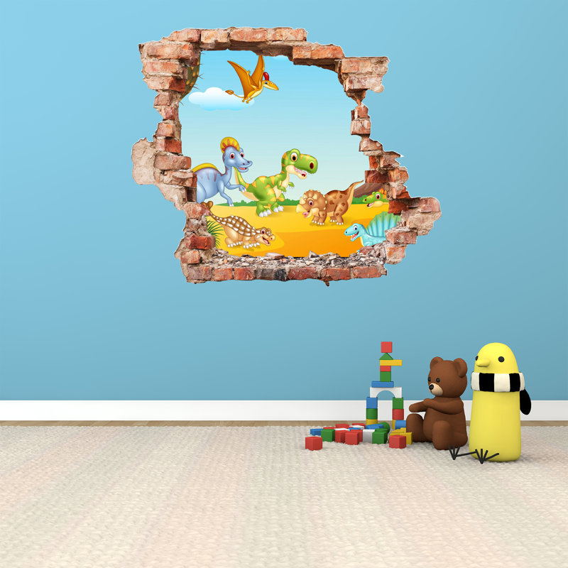 Adhésif décoratif dinosaure, Petit 14 po x 16,5 po