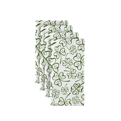Polyester Floral Square Napkin