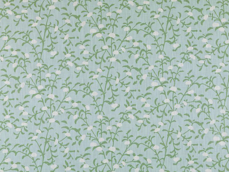 Alhambra 100% Cotton Fabric, Blue/Green