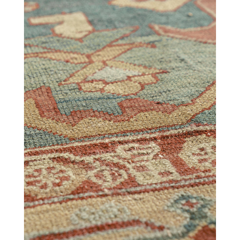 Antique One-of-a-Kind Rectangle 11'4" X 15'1" Hand Knotted Area Rug